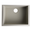 Alfi Brand Biscuit 24" Undermount Sgl Bowl Granite Composite Kitchen Sink AB2420UM-B